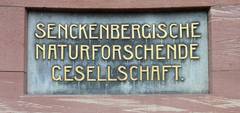 Senkenberg-Schild - Quelle: Wikipedia