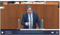 Armin Laschet im Landtag - Quelle: Tagesschau.de/WDR